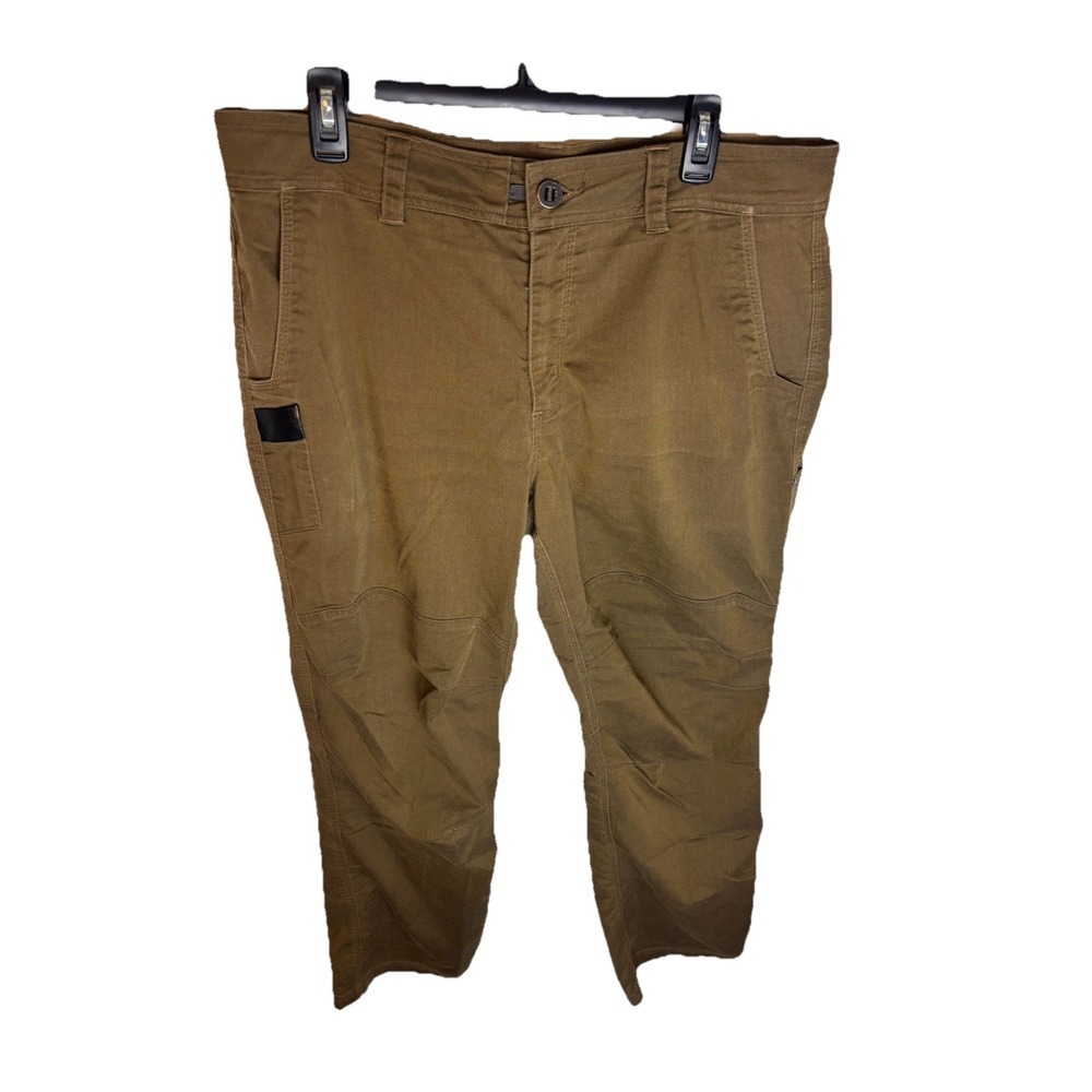 Sitka Gear Pants Mens 37R Back Forty Outdoor Hunting Stretch Dark Khaki 37x32